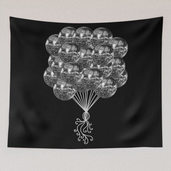 Item preview, Retro Silver Disco Ball Balloons designed and sold by Deborah Camp.