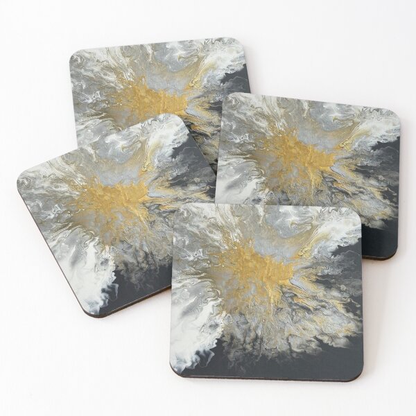 Item preview, Black Gold And White Explosion  designed and sold by MZNAYNAYSART.