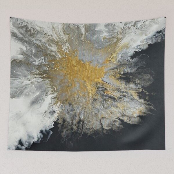 Item preview, Black Gold And White Explosion  designed and sold by MZNAYNAYSART.