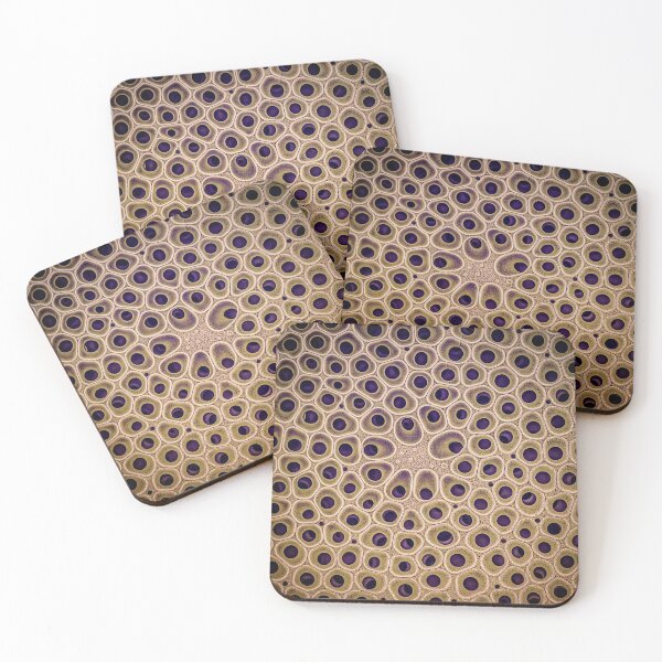 Item preview, Diatom - Coscinodiscus (external, gold) designed and sold by DiatomsATTACK.