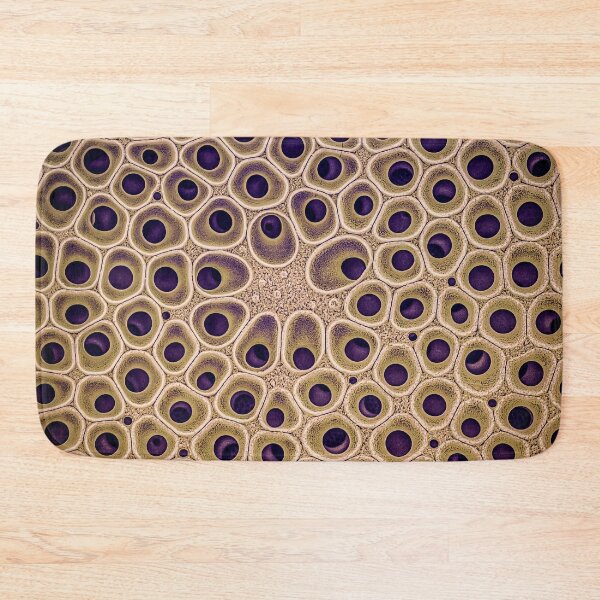 Item preview, Diatom - Coscinodiscus (external, gold) designed and sold by DiatomsATTACK.