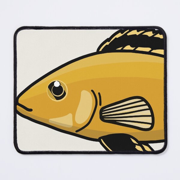 Item preview, Electric Yellow Cichlid, best fishkeeper gift, aquarium gift - aquadesk designed and sold by Aquadesk.