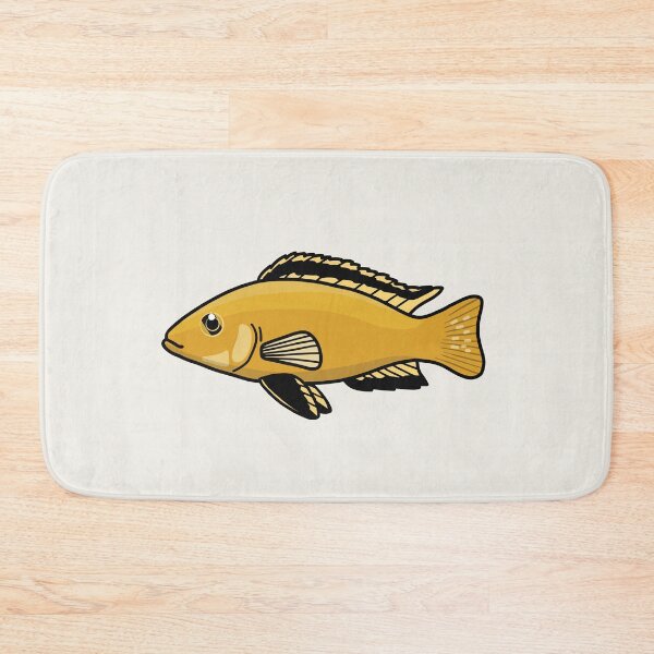Item preview, Electric Yellow Cichlid, best fishkeeper gift, aquarium gift - aquadesk designed and sold by Aquadesk.