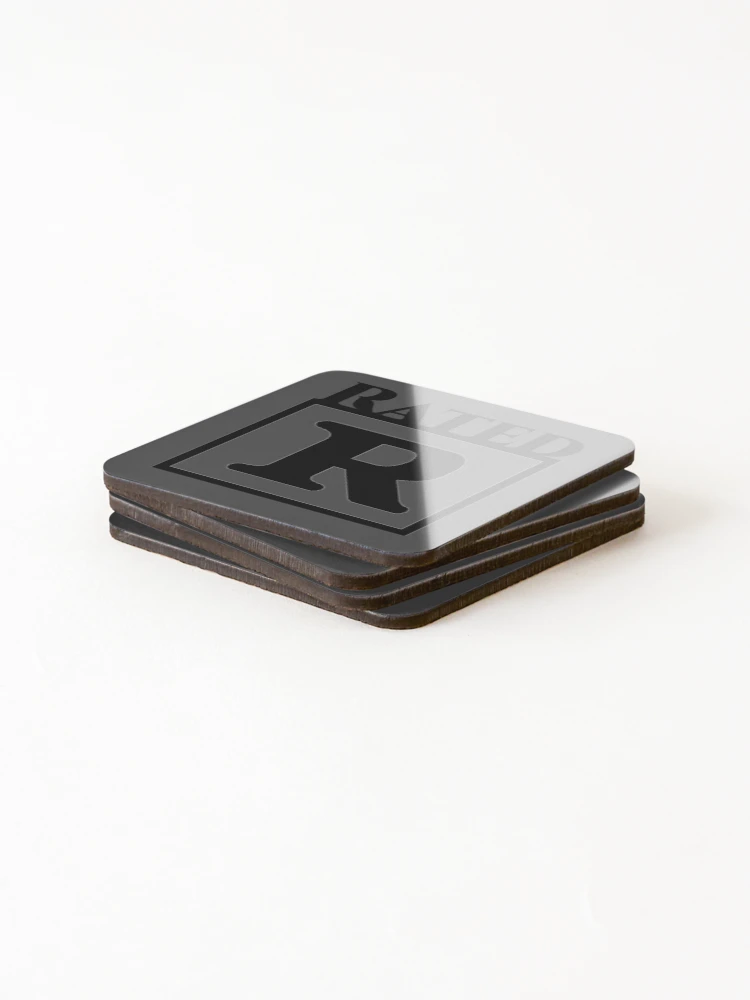 Thumbnail 4 of 5, Coasters (Set of 4), Rated R designed and sold by AlphaBronco.