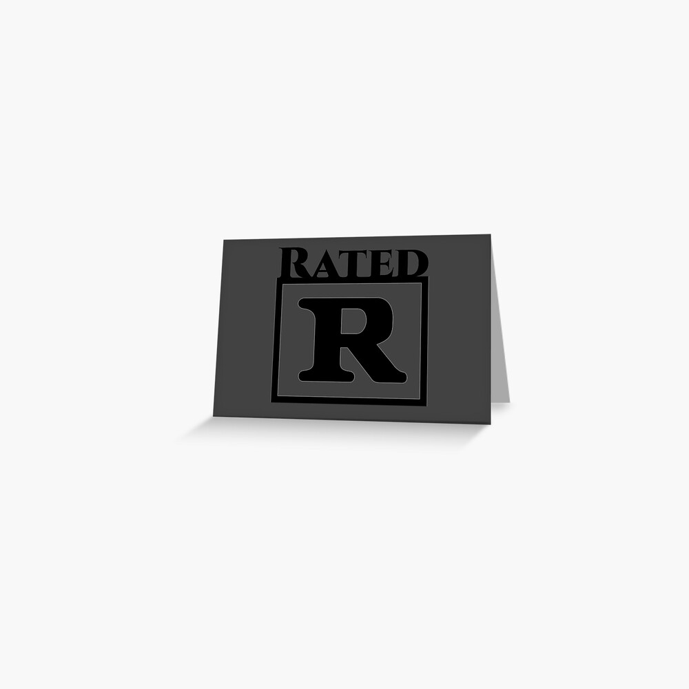 Rated R Sticker for Sale by AlphaBronco