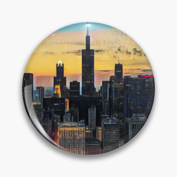 Item preview, Chicago Skyline designed and sold by Sofia-Draws.
