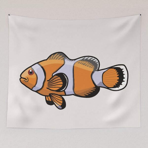 Item preview, Clownfish (nemo) anemonefish, best fishkeeper gift, aquarium gift - aquadesk designed and sold by Aquadesk.
