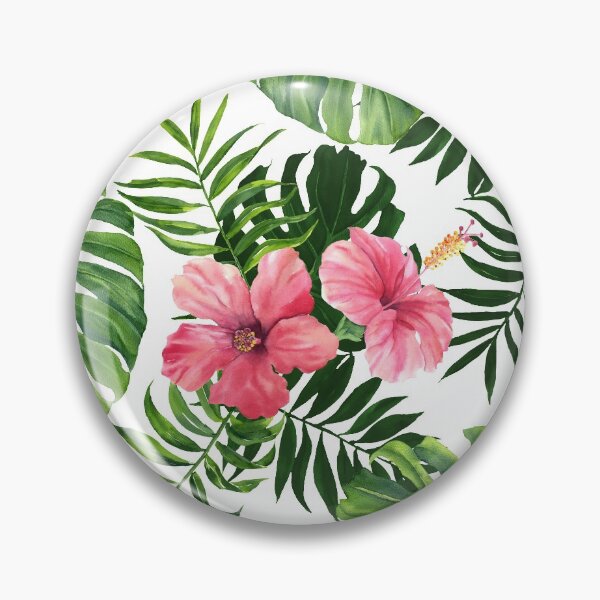 Item preview, Tropical hibiscus designed and sold by Alena Tselesh.