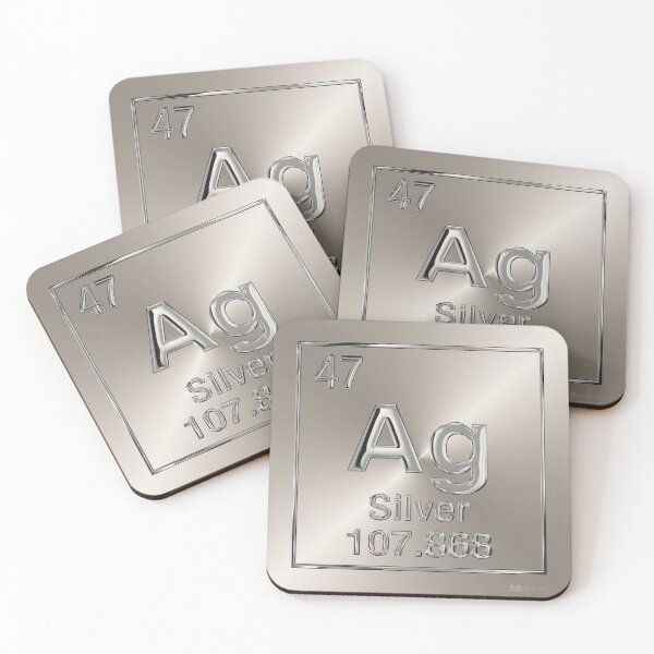 Item preview, Periodic Table of Elements - Silver (Ag) designed and sold by Serge Averbukh Art Studio.