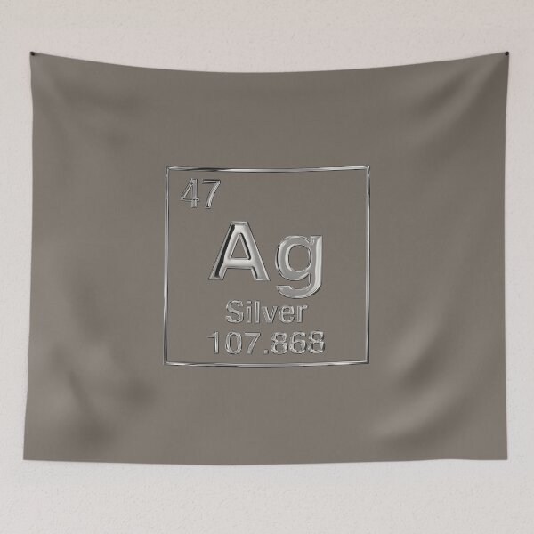 Item preview, Periodic Table of Elements - Silver (Ag) designed and sold by Serge Averbukh Art Studio.