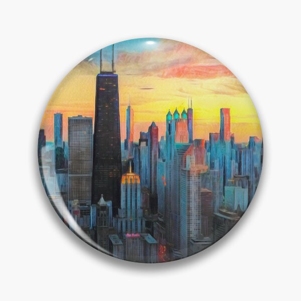 Item preview, Chicago Skyline designed and sold by Sofia-Draws.