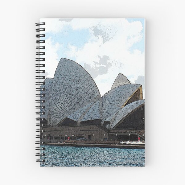 Item preview, Sydney Opera House Comic-Style designed and sold by SkatingGirl.