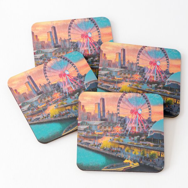 Item preview, Chicago Skyline designed and sold by Sofia-Draws.