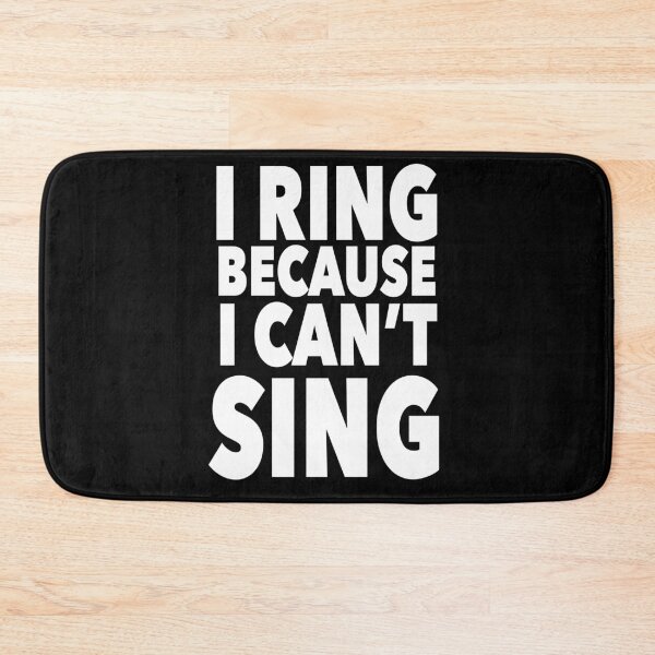 Item preview, I Ring Because I Can't Sing - Funny Handbell Choir Joke designed and sold by NadyaCC.