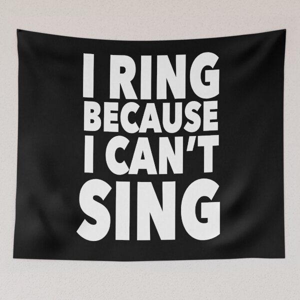 Item preview, I Ring Because I Can't Sing - Funny Handbell Choir Joke designed and sold by NadyaCC.