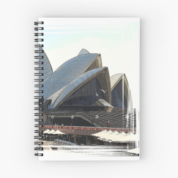 Item preview, Sydney Opera House Comic-Style designed and sold by SkatingGirl.