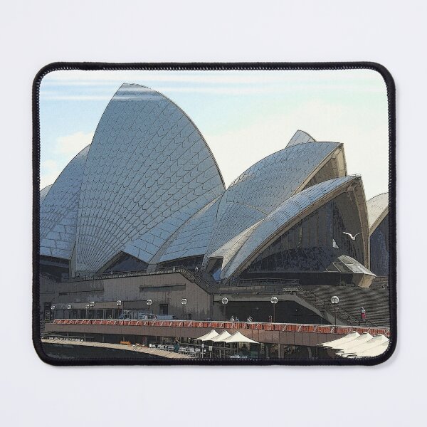 Item preview, Sydney Opera House Comic-Style designed and sold by SkatingGirl.
