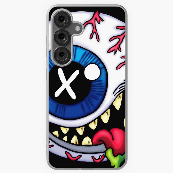 Item preview, Graffitti Skateboard Style Monster Eyeball With Teeth designed and sold by strawberryrawrr.