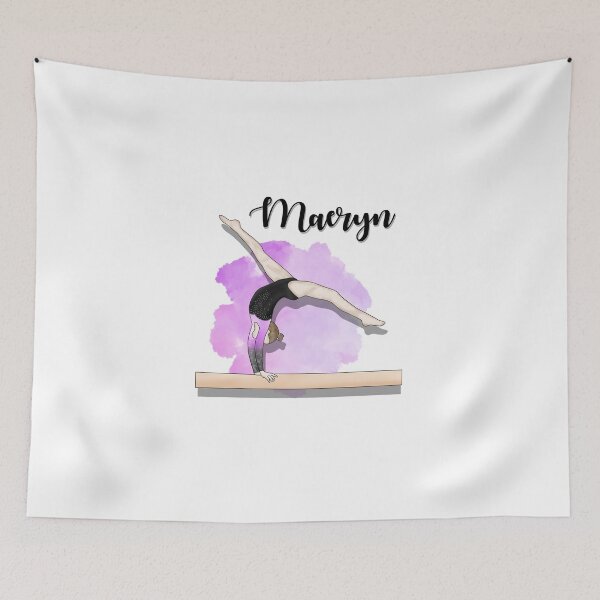 Item preview, Gymnastics Drawing for Maeryn! designed and sold by You2CartoonShop.