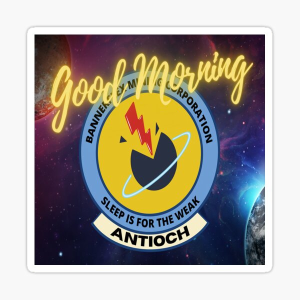 Good Morning Antioch Podcast Sticker Sticker