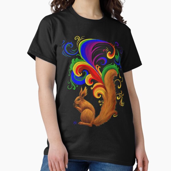 Item preview, Psychedelic Squirrel  designed and sold by Veronica Helen Art.