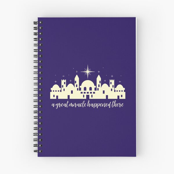 Item preview, A Great Miracle Happened There designed and sold by Rebekah Getz.
