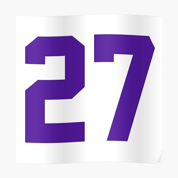 Official Team League #27 Jersey Number 27 Sports Jersey Tank Top