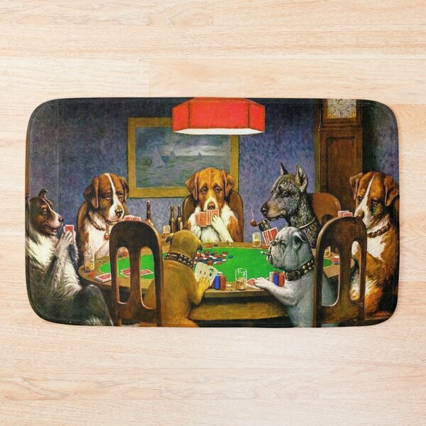 Item preview, Dogs Playing Poker designed and sold by Adbor-Tb.
