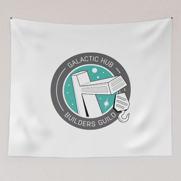 Item preview, [GHBG] Galactic Hub Builders Guild Emblem designed and sold by NMSGalacticHub.