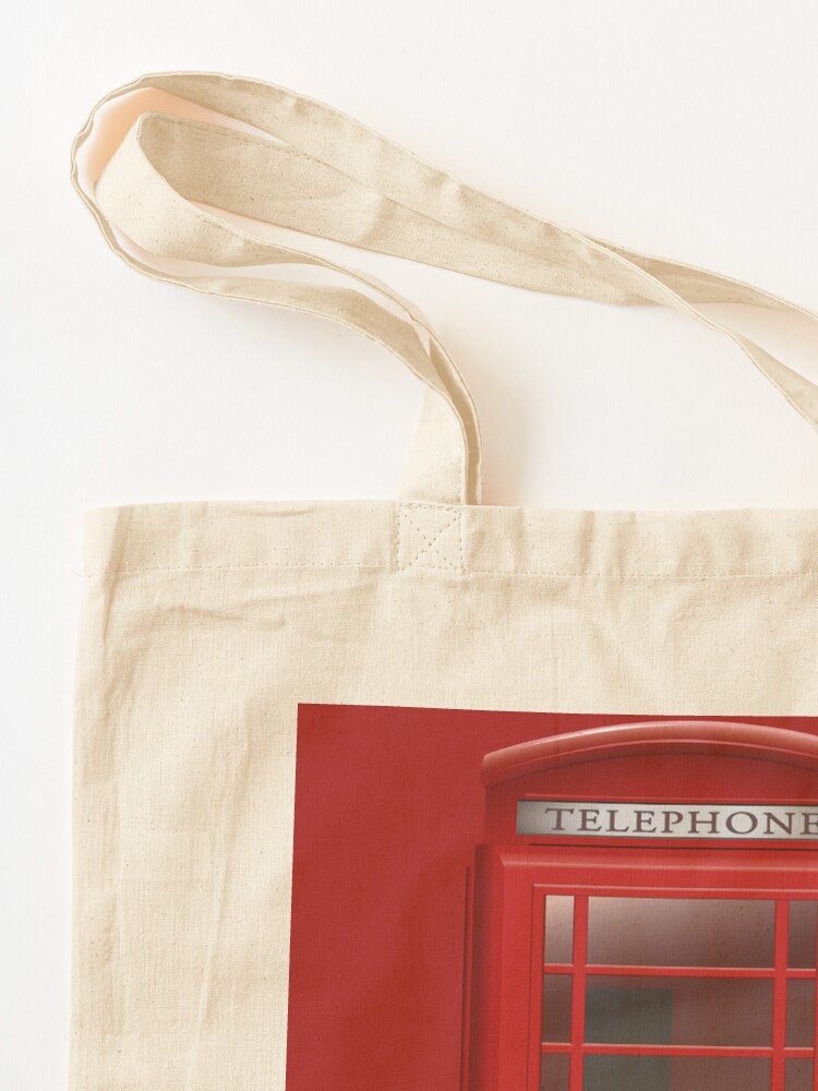 Cute Red Phone Booth London Tote Bag