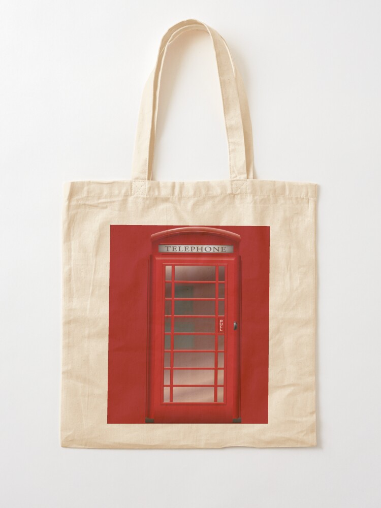 Cute Red Phone Booth London Tote Bag
