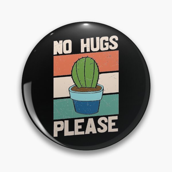 Item preview, Funny Antisocial Social Distancing No Hugs Please Cactus Quote designed and sold by thecooltable.