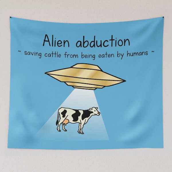 Item preview, Extraterrestrial vegan designed and sold by hungryfatcat.