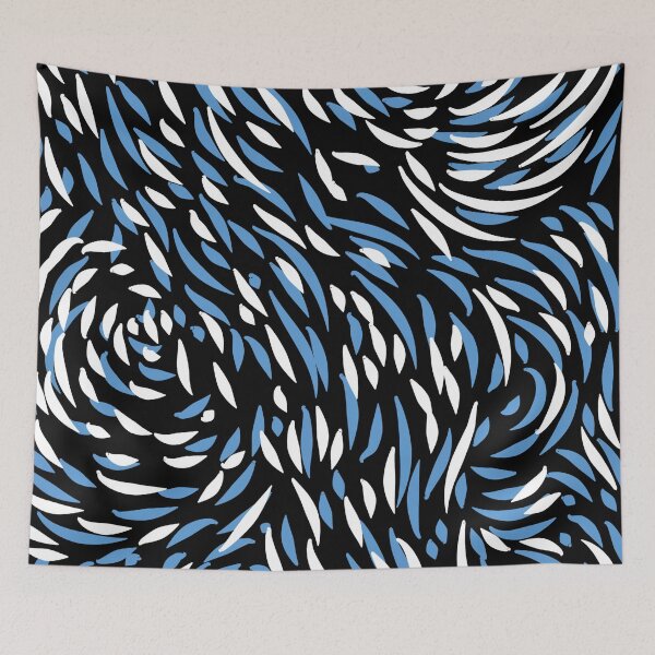 Item preview, Movement - Blue, Gray and Black designed and sold by Timeknights.