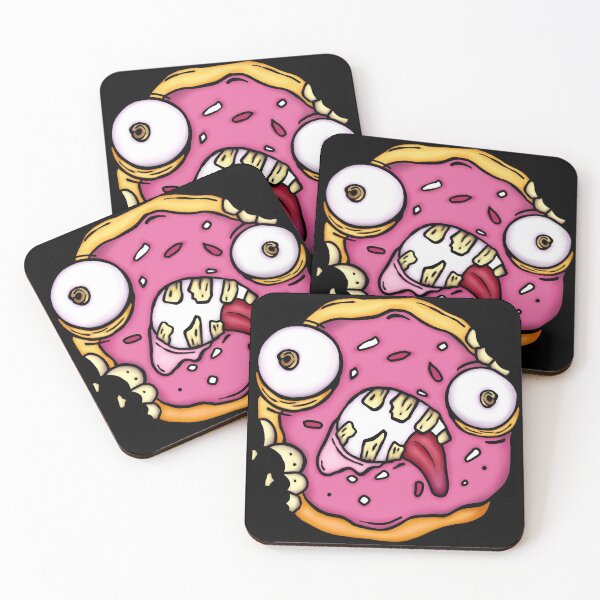 Item preview, Graffitti Skateboard Style Pink Zombie Donut designed and sold by strawberryrawrr.