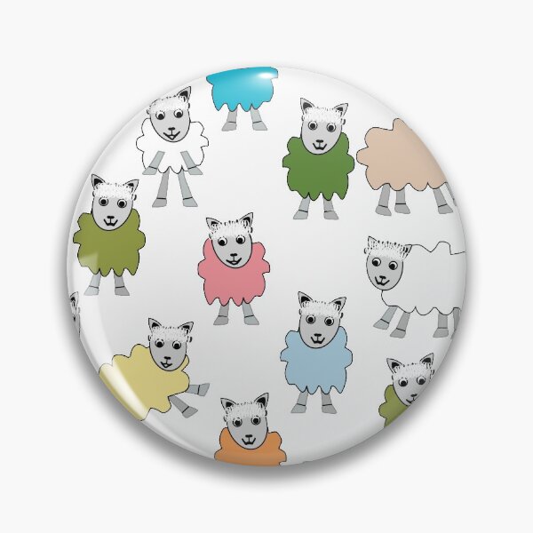 Item preview, Colorful Sheep Cartoon designed and sold by MoStorish.