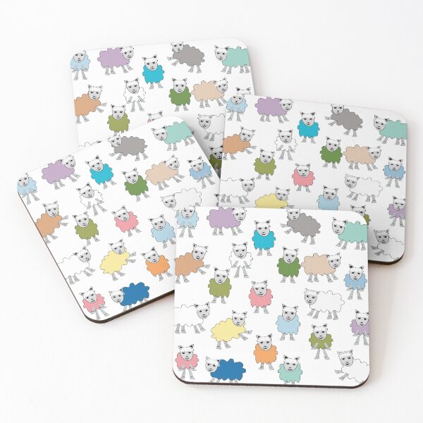 Item preview, Colorful Sheep Cartoon designed and sold by MoStorish.
