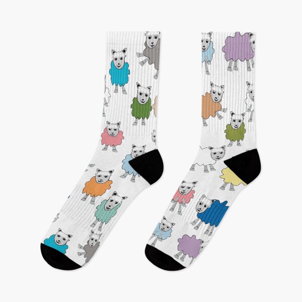 Item preview, Colorful Sheep Cartoon designed and sold by MoStorish.