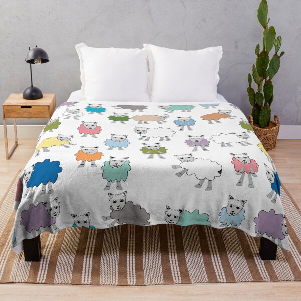 Item preview, Colorful Sheep Cartoon designed and sold by MoStorish.