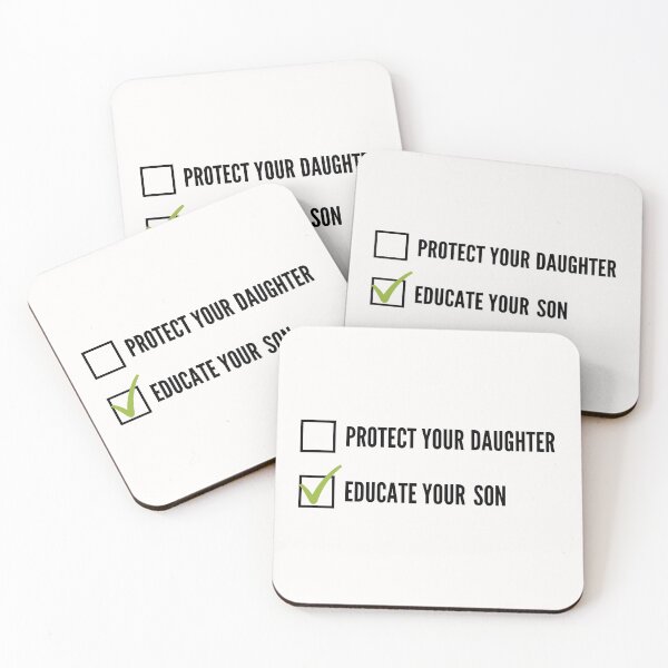 Item preview,  protect your daughter educate your son - check box  designed and sold by -justb-.