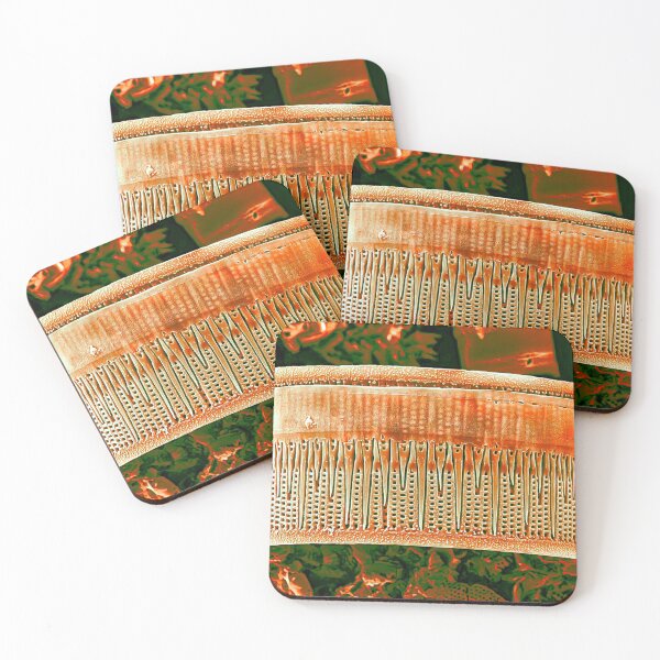 Item preview, Diatom - Aulacoseira (Fire Red) designed and sold by DiatomsATTACK.