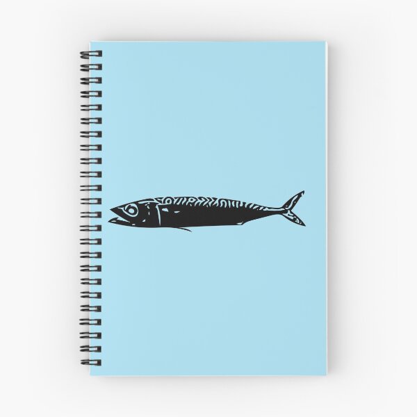 Item preview, Pacific Chub Mackerel Black Design  designed and sold by designsasstultd.