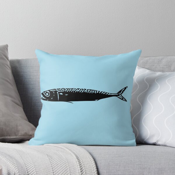 Item preview, Pacific Chub Mackerel Black Design  designed and sold by designsasstultd.