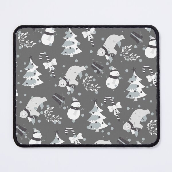 Item preview, Classic Grey Christmas Pattern designed and sold by fowons.