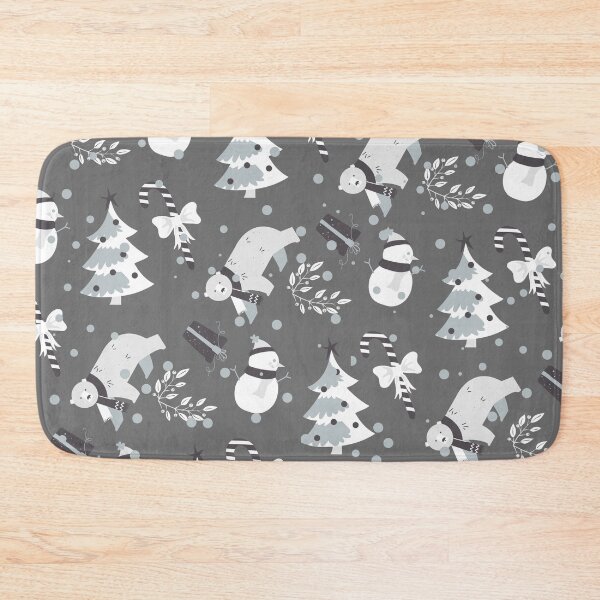 Item preview, Classic Grey Christmas Pattern designed and sold by fowons.