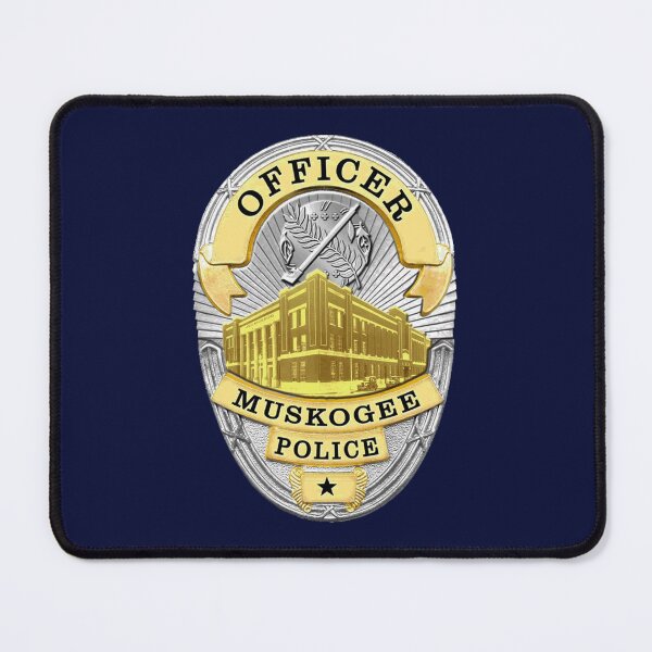 Item preview, Muskogee Oklahoma Police Badge  designed and sold by Lawrence Baird.
