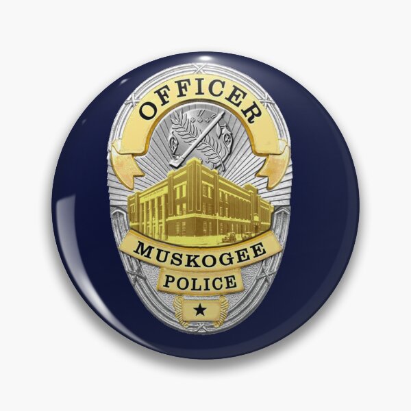 Item preview, Insignia de la policía de Muskogee Oklahoma designed and sold by Lawrence Baird.