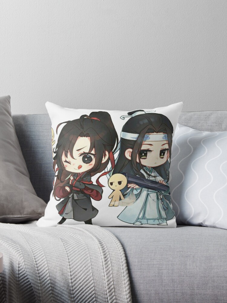 mo dao zu shi Q couple chibi | Throw Pillow