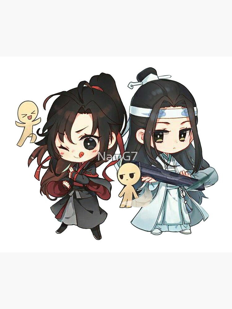 wei wuxian, anime, chibi y mo dao zu shi