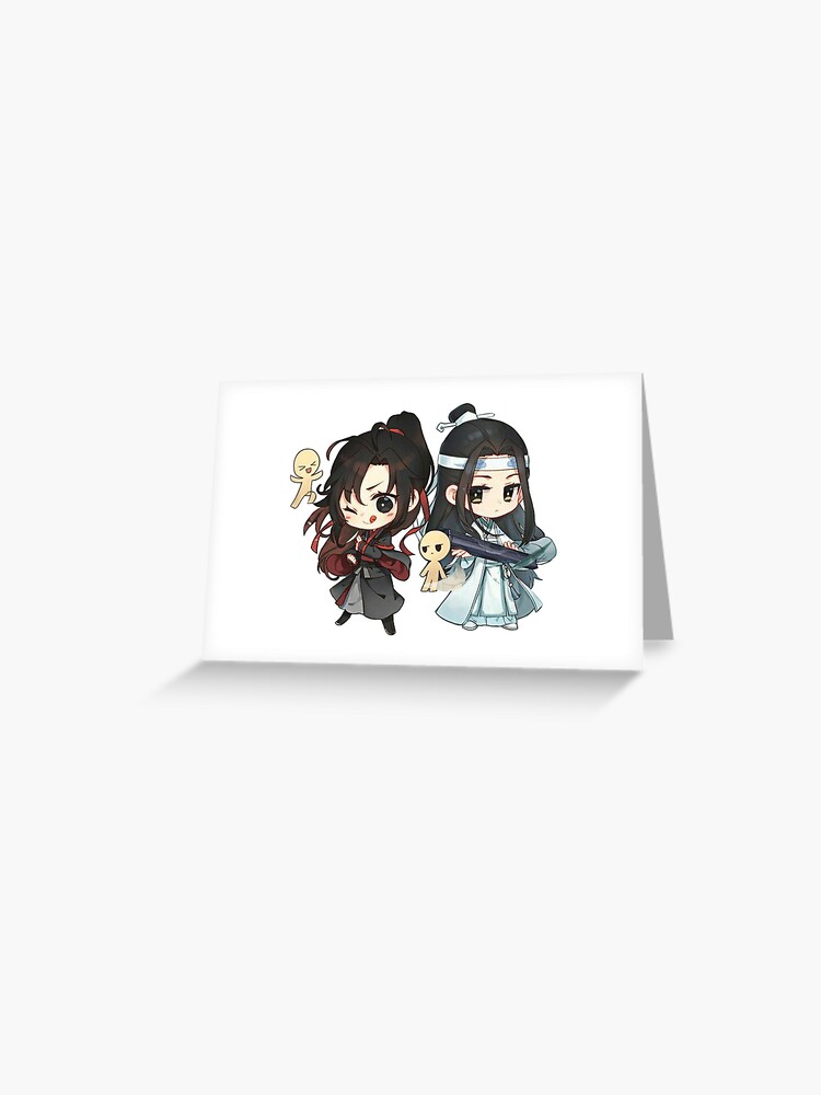 mo dao zu shi Q couple chibi Metal Print for Sale by NamG7